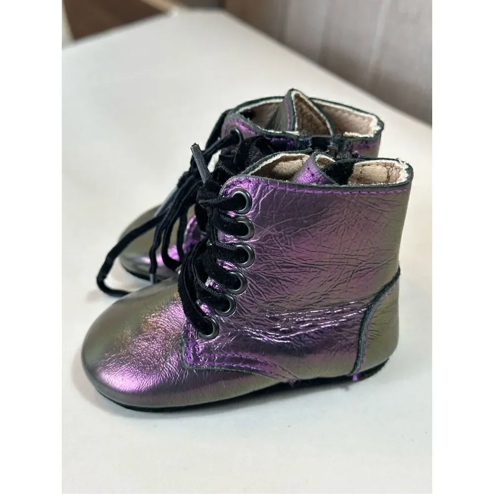 SPELLBOUND Purple Boots Infant size 2